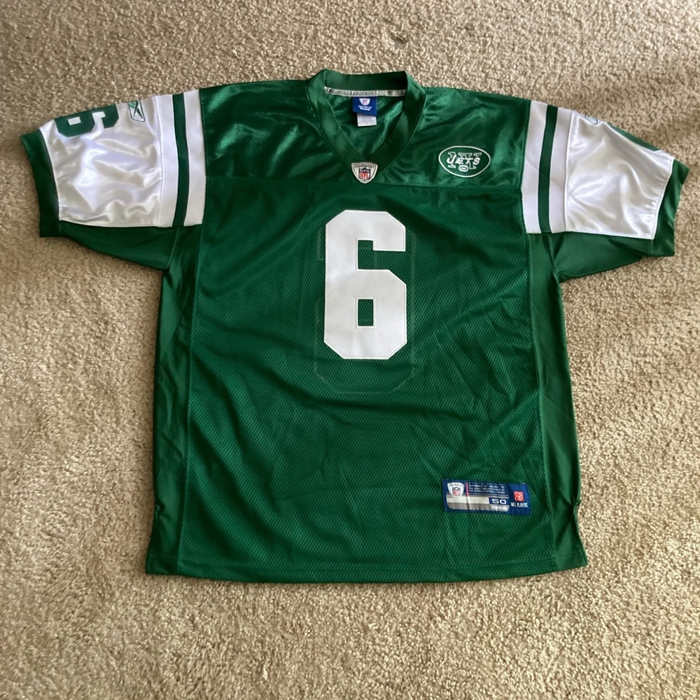 Mens Reebok Onfield Mark Sanchez New York Jets Jersey Size XXL